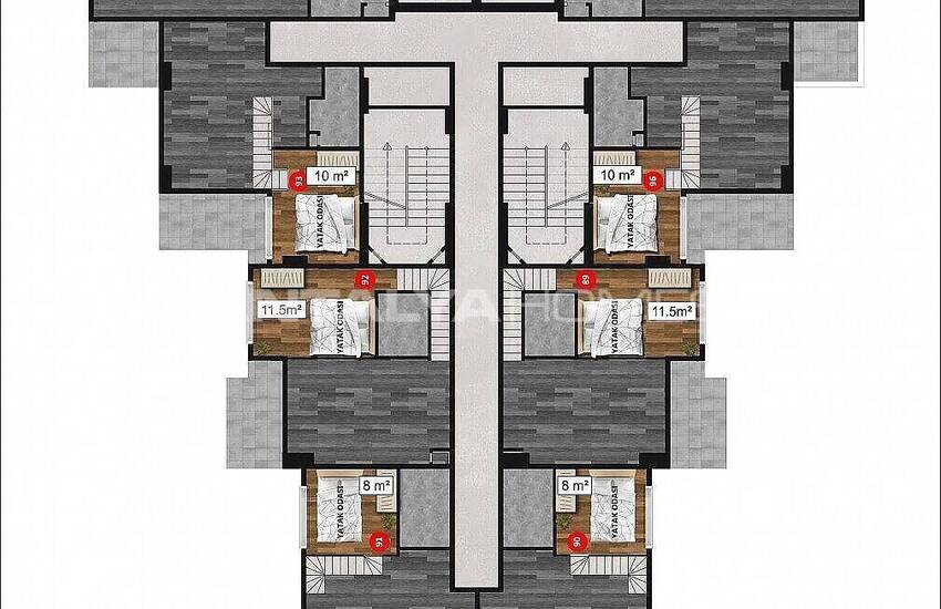Nouveaux Appartements En Complexe Sécurisé Alanya Mahmutlar 39