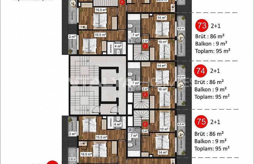 Nouveaux Appartements En Complexe Sécurisé Alanya Mahmutlar 45