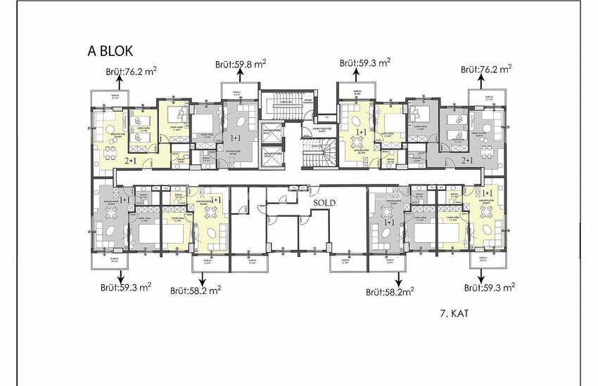 Stadszicht Appartementen Te Koop In Alanya 32