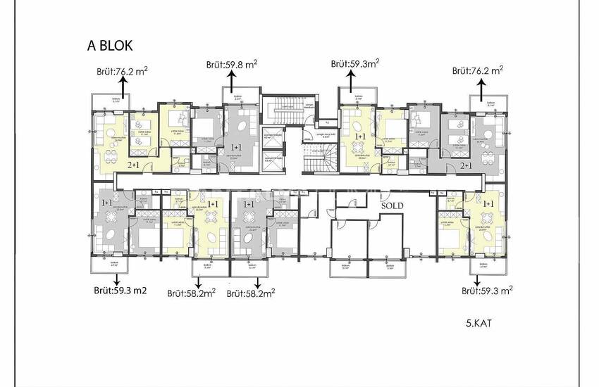 Stadszicht Appartementen Te Koop In Alanya 34