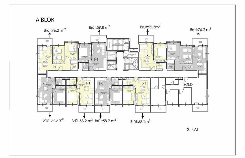 Stadszicht Appartementen Te Koop In Alanya 37