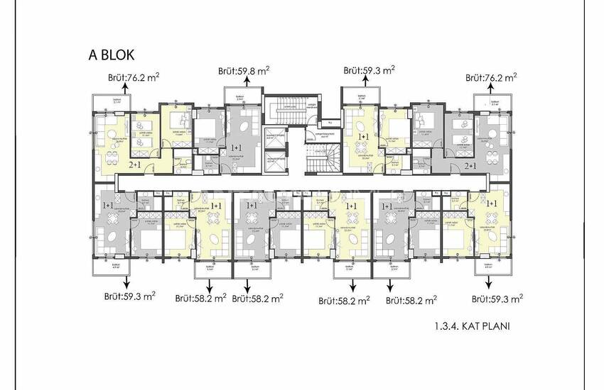 Stadszicht Appartementen Te Koop In Alanya 38