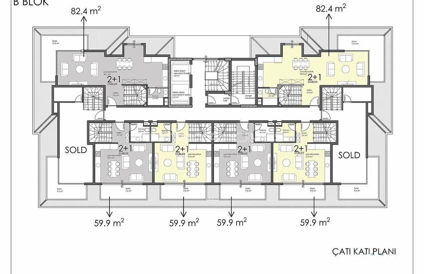 Stadszicht Appartementen Te Koop In Alanya 39