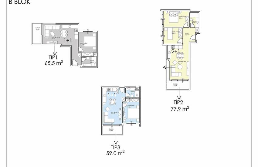 Stadszicht Appartementen Te Koop In Alanya 41