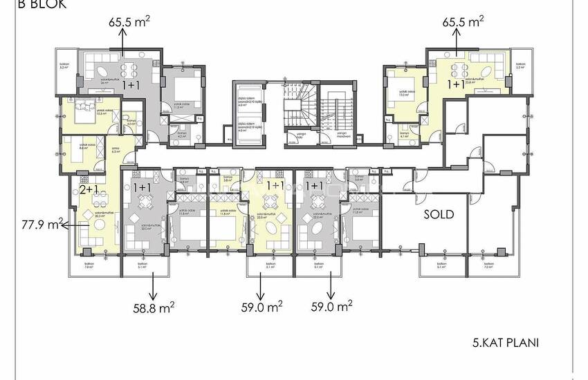 Stadszicht Appartementen Te Koop In Alanya 45