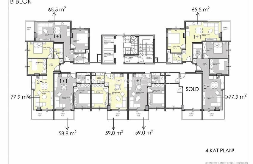 Stadszicht Appartementen Te Koop In Alanya 46
