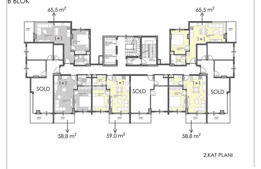 Stadszicht Appartementen Te Koop In Alanya 48