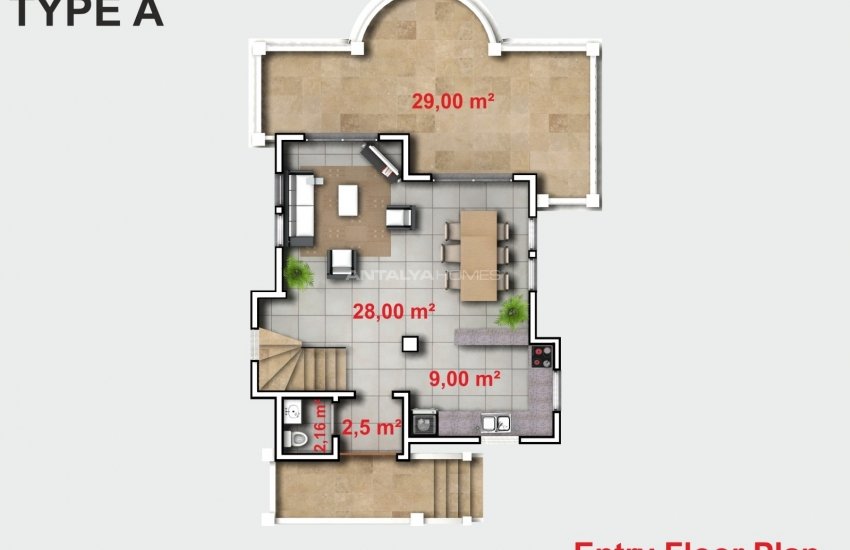 Moderne Villa Mit Privatem Pool Und Garten In Konakli 45