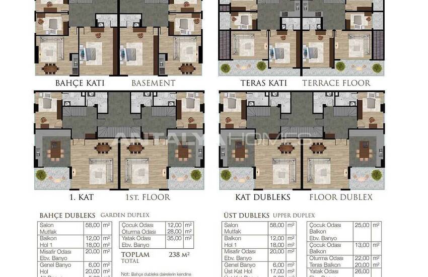 Alanya Properties in a Complex with Rich Social Facilities 8