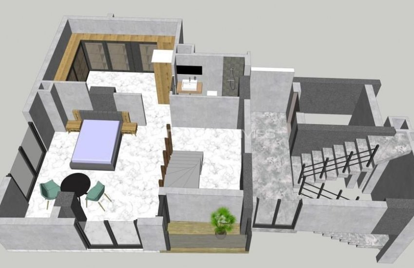 Newly Built Luxe Duplex Penthouse with Sea View in Alanya 7