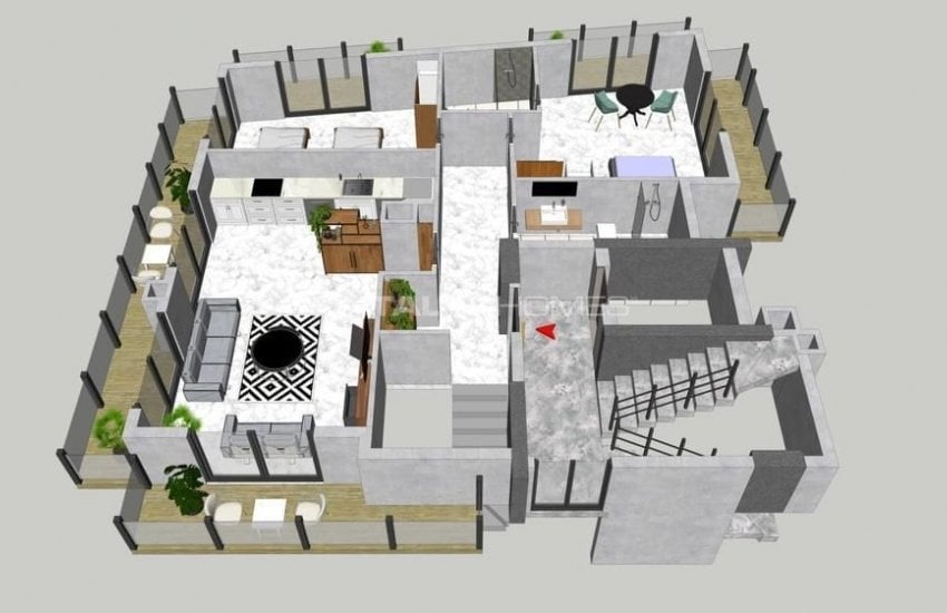 Newly Built Luxe Duplex Penthouse with Sea View in Alanya 5