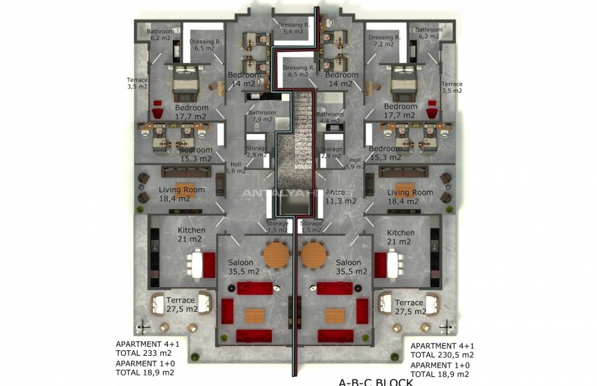 Квартиры в Алании в Комплексе со Всеми Удобствами 28