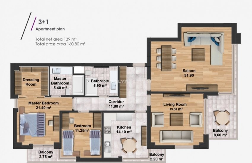 Centraal Gelegen Luxe Appartementen In Alanya Antalya 59