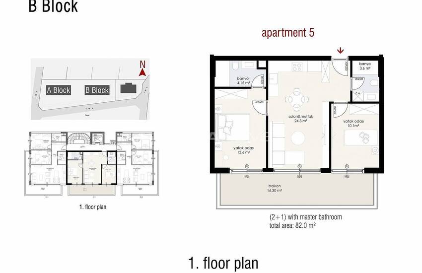 Advantageously Located Apartments in a Complex in Alanya 26