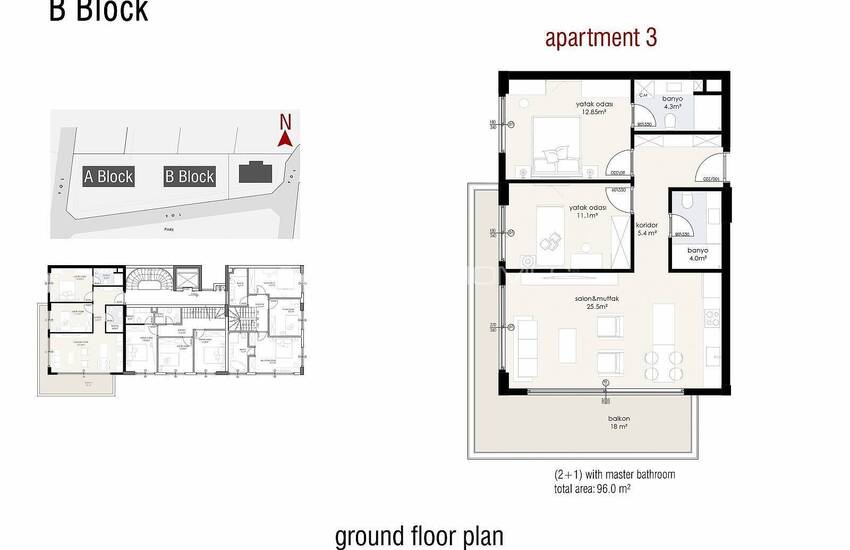 Advantageously Located Apartments in a Complex in Alanya 28