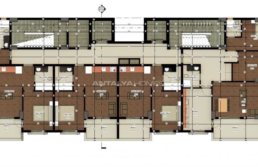 Modern Designed Flats Close to the Sea in Alanya Antalya 11