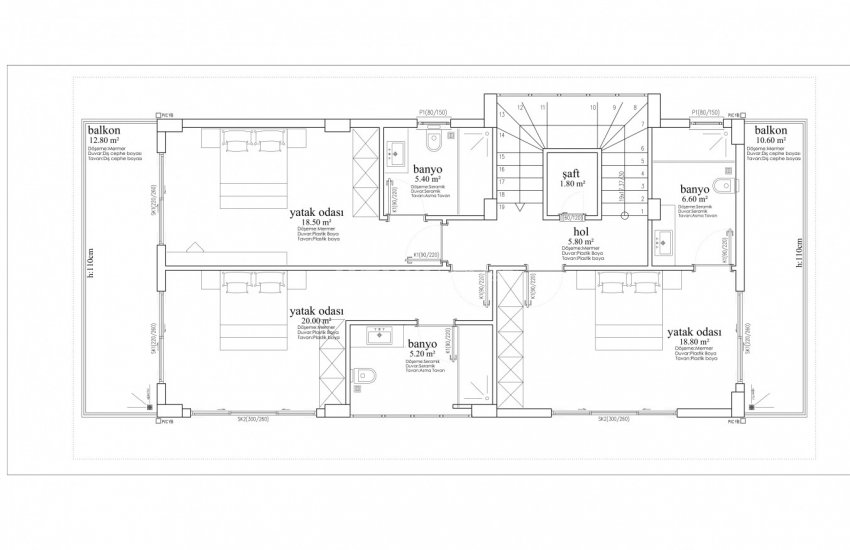 Роскошные Виллы с Современным Дизайном у Моря в Аланье 42