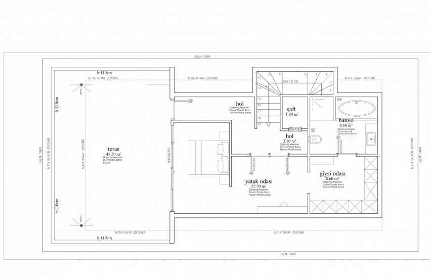 Роскошные Виллы с Современным Дизайном у Моря в Аланье 44