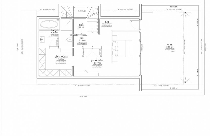 Роскошные Виллы с Современным Дизайном у Моря в Аланье 48