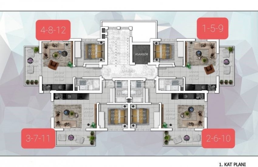 Modern Apartments Close to Daily Amenities in Alanya Antalya 15