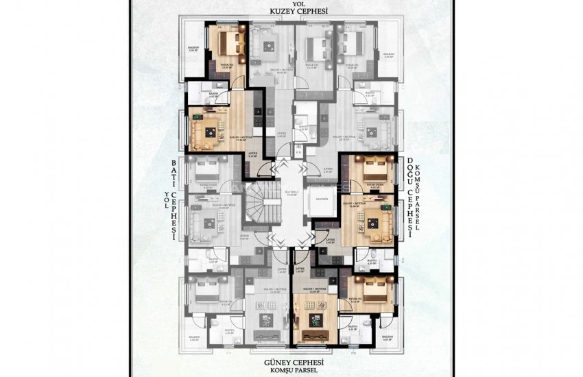 New Build Investment Flats Near University in Konyaalti 24