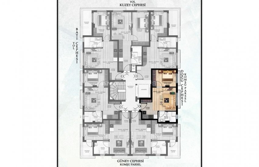 New Build Investment Flats Near University in Konyaalti 25