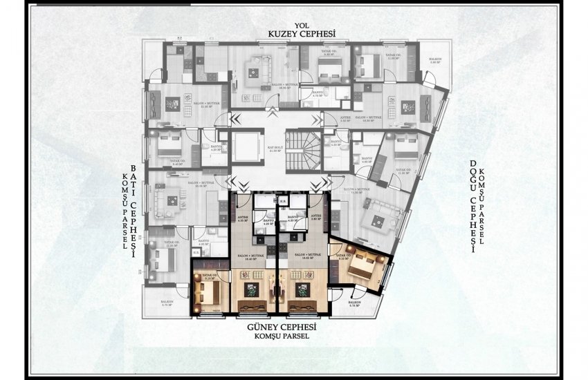 New Build Investment Flats Near University in Konyaalti 26