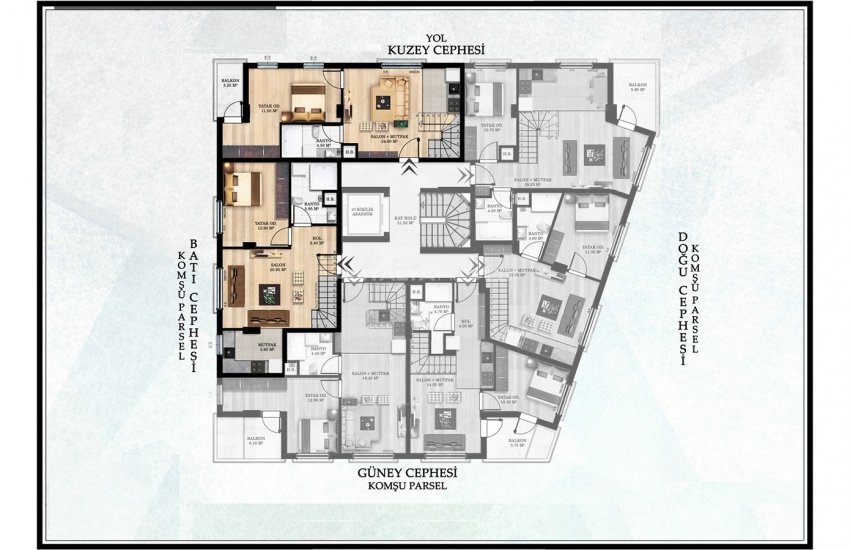 New Build Investment Flats Near University in Konyaalti 27