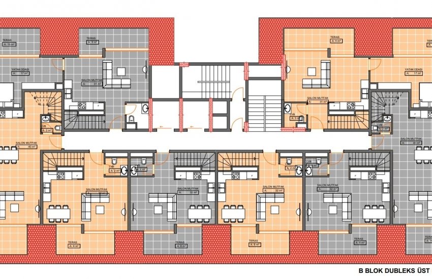 Chic Flats with Panoramic Sea and Castle Views in Alanya 21