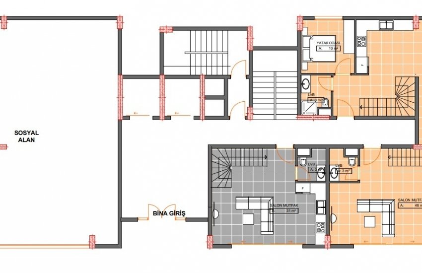 Chic Flats with Panoramic Sea and Castle Views in Alanya 18