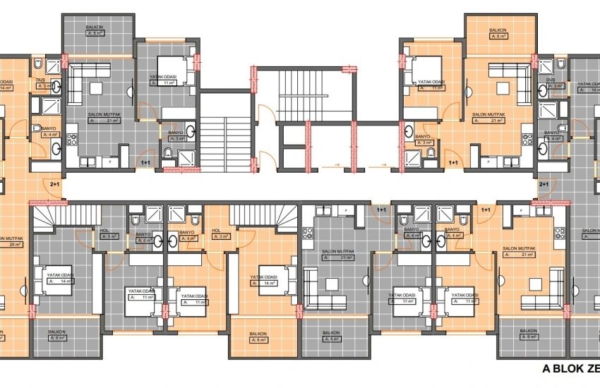 Chic Flats with Panoramic Sea and Castle Views in Alanya 13