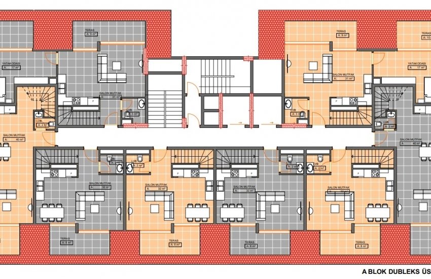 Chic Flats with Panoramic Sea and Castle Views in Alanya 17