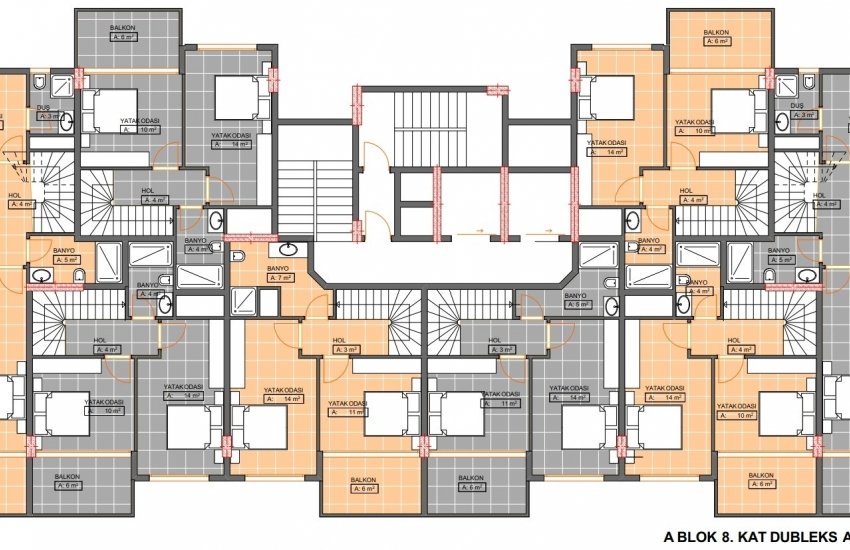 Chic Flats with Panoramic Sea and Castle Views in Alanya 16