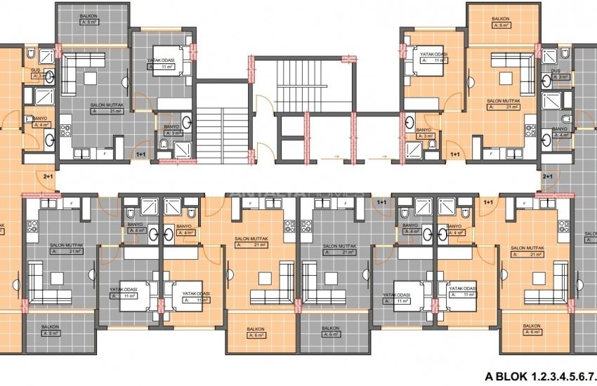 Chic Flats with Panoramic Sea and Castle Views in Alanya 15