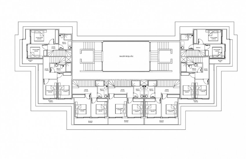 Luxurious Investment Apartments for Sale in Alanya Mahmutlar 17