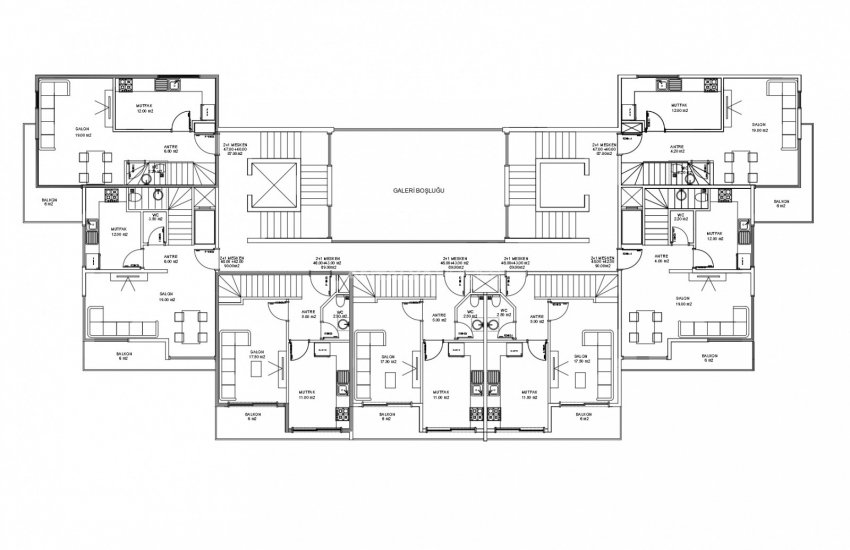 Luxurious Investment Apartments for Sale in Alanya Mahmutlar 16
