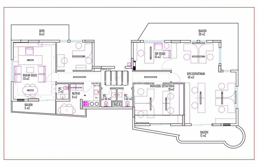 Well-maintained Turnkey Office in Antalya Lara District 27