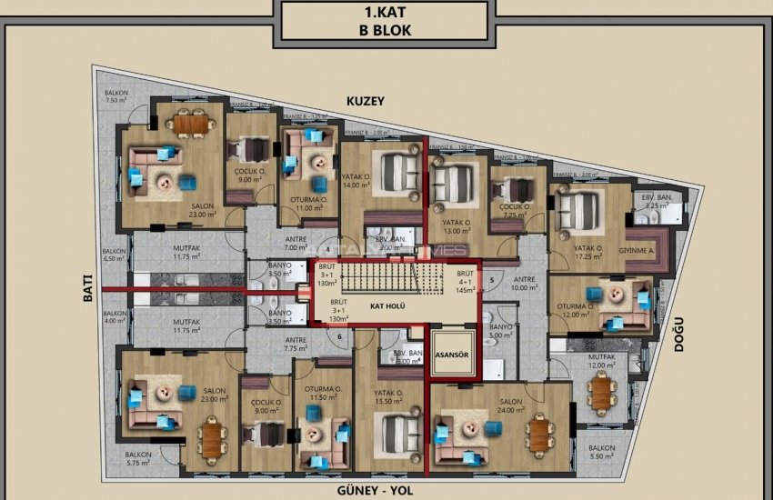 Luxurious Apartments Near the Sea in Muratpasa Antalya 22