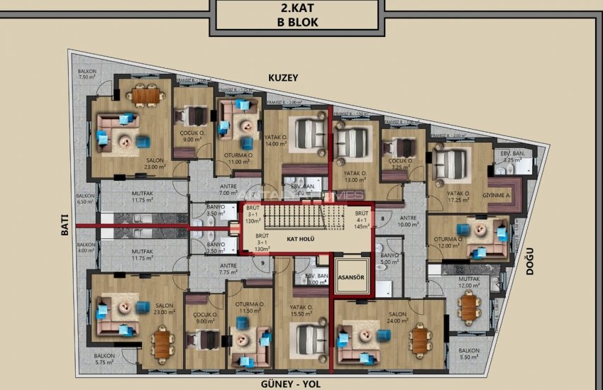 Luxurious Apartments Near the Sea in Muratpasa Antalya 23