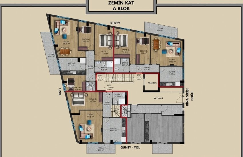 Luxurious Apartments Near the Sea in Muratpasa Antalya 28