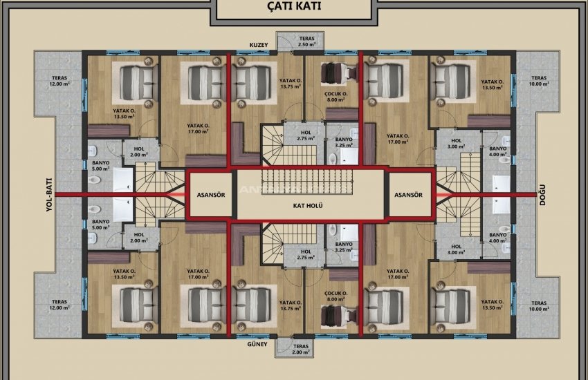 New Build Investment Flats in Muratpasa Antalya 24