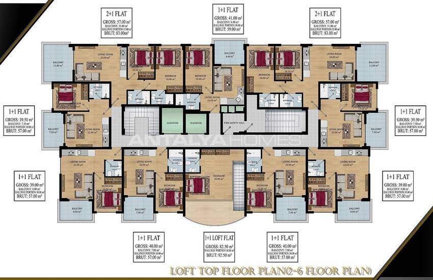Alanya'da Zengin Özellikli Proje İçerisinde Lüks Daireler 13