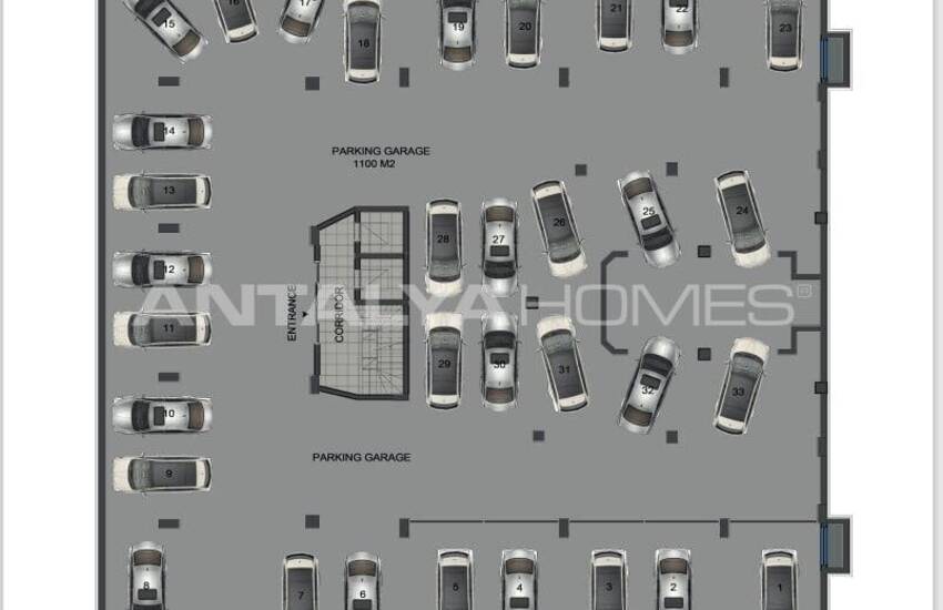 شقق حديثة مع مسابح خاصة في ألانيا كارجيجاك 26