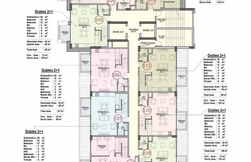 Новые Квартиры в Элитном Комплексе в Махмутларе, Алания 51