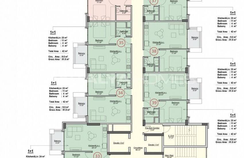Modern Apartments in a Luxe Complex in Mahmutlar Alanya 29