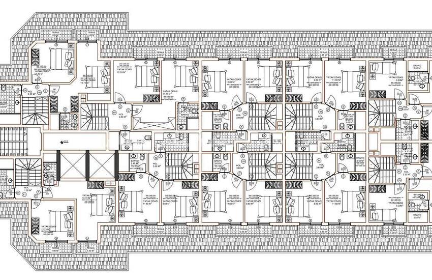 Brand New Luxury Apartments for Sale in Alanya Avsallar 17