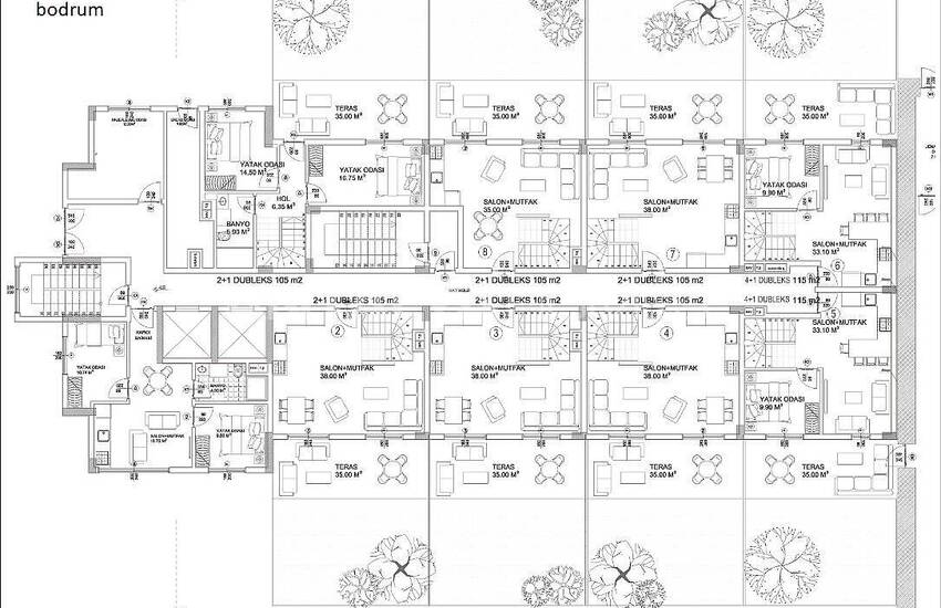 Brand New Luxury Apartments for Sale in Alanya Avsallar 12