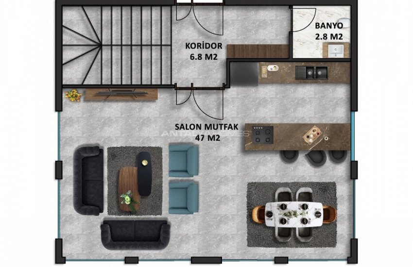Italian Architectural Designed Villa with Sea View in Alanya 22