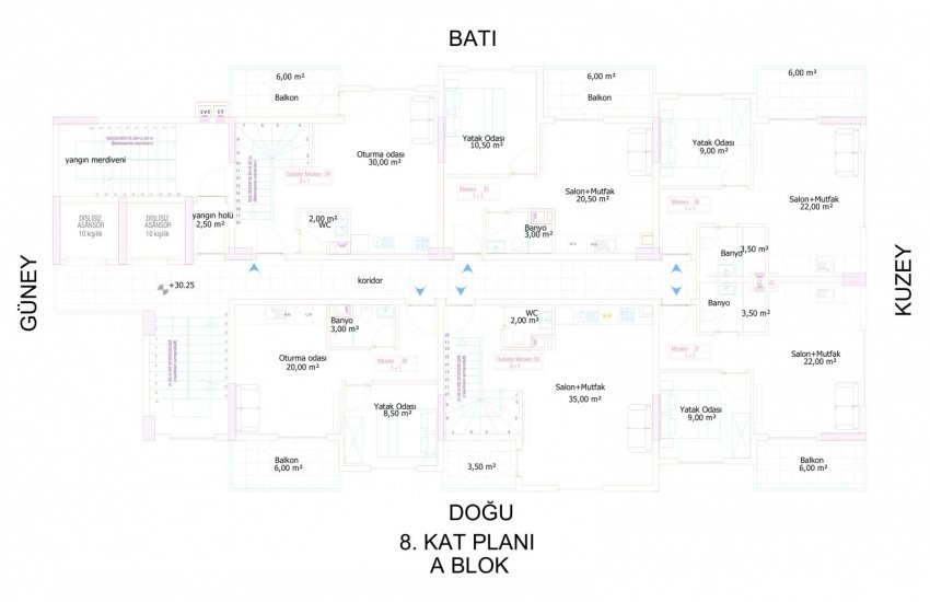 Brand New Alanya Properties with Swimming Pools in Mahmutlar 46