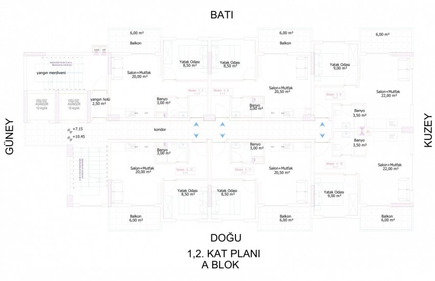 Brand New Alanya Properties with Swimming Pools in Mahmutlar 45